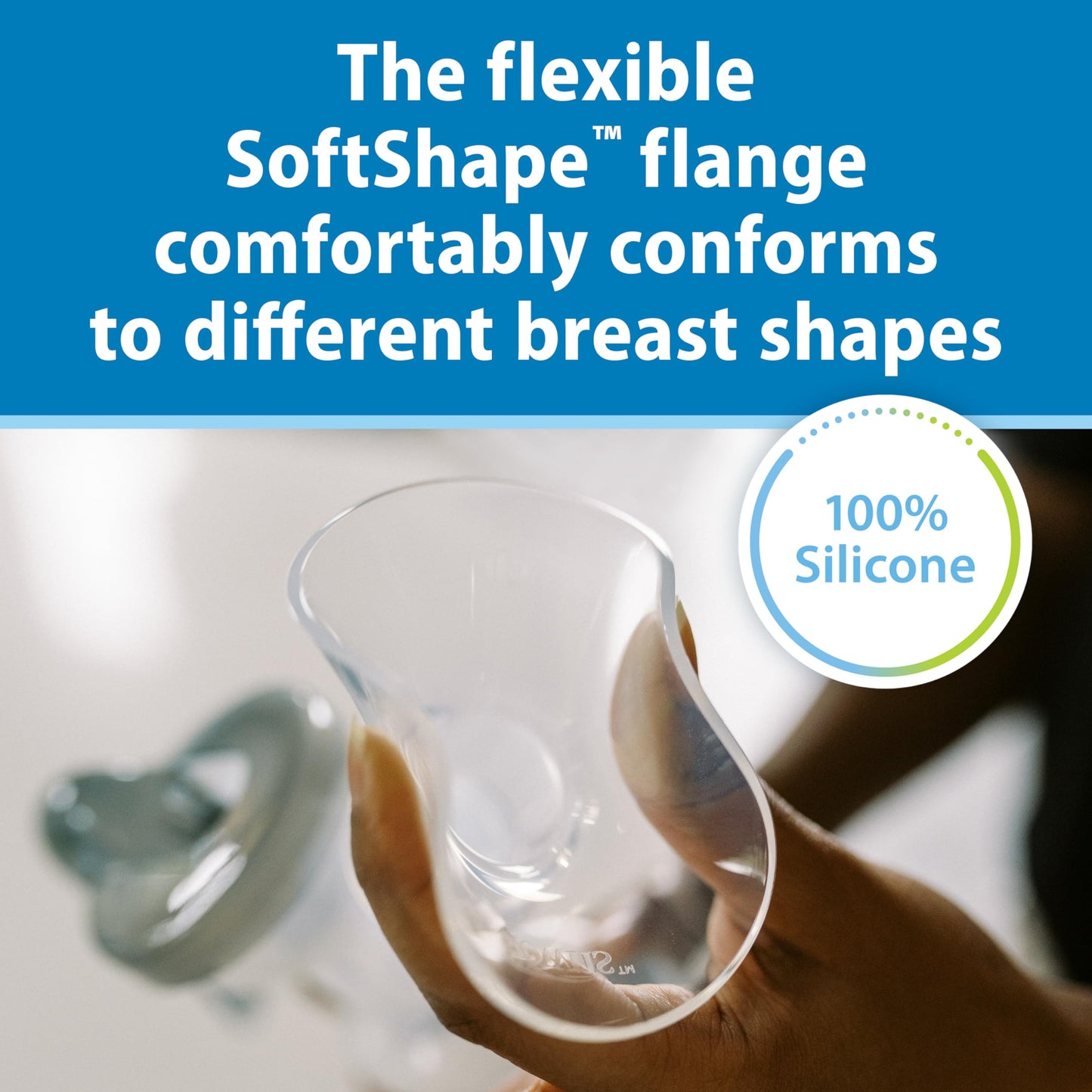 Dr Brownas Manual Breast Pump With Softshape 100% Silicone Shield (B, 25Mm Flange) & Anti-Colic Options+ Wide-Neck Baby Bottle 5