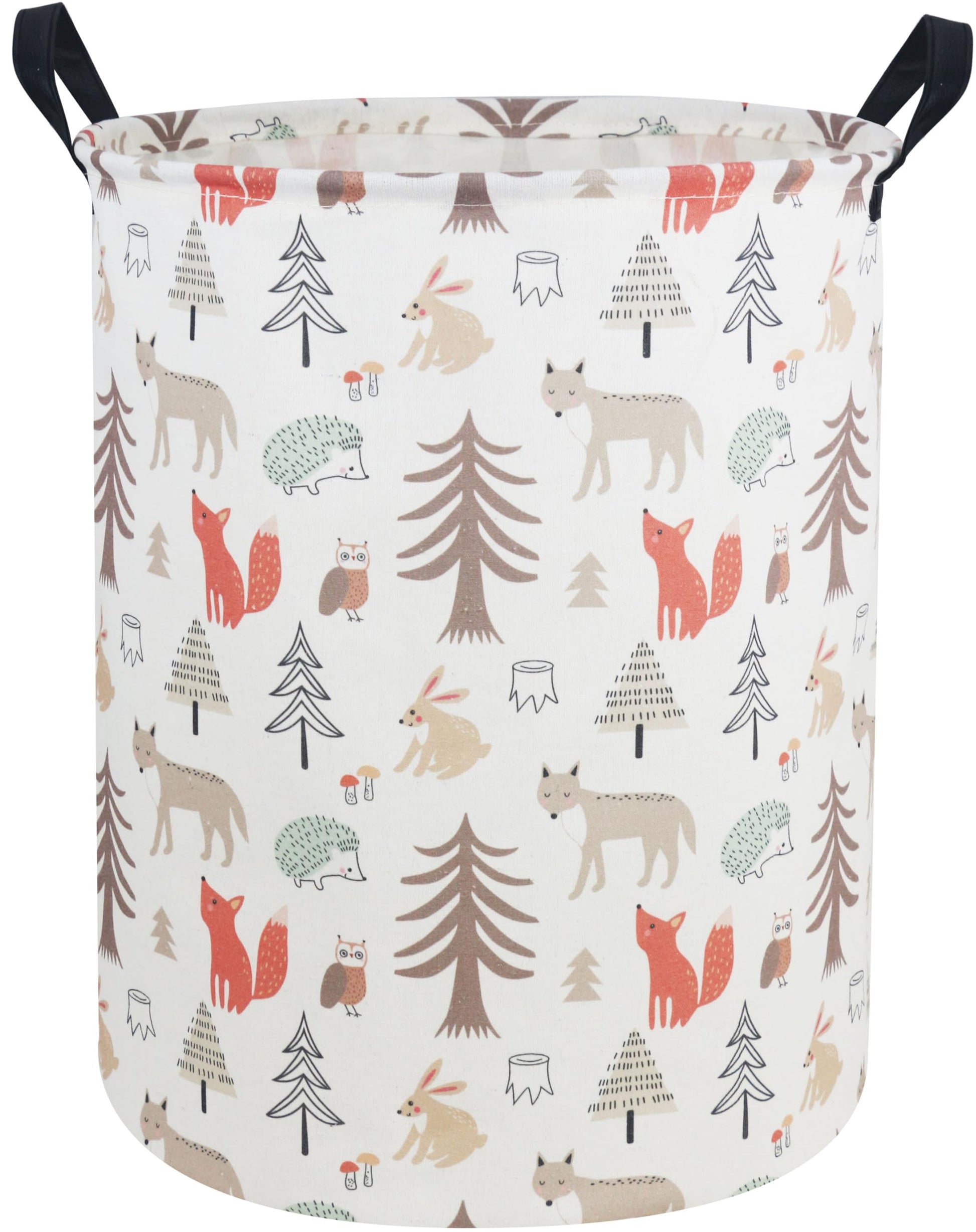 Essme Kids Laundry Hamper,Animal Hamper Collapsible Canvas Waterproof Storage Bin For Girls, Nursery Hamper,Gift Baskets,Toy Bin