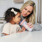The First Years Insulated Straw Cups For Toddlers 2Pk - Ladybug & Marbled - Pink & Blue