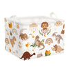 Clastyle Large Boho Dinosaur Boy Basket Rectangle Sleeping Dino Clothes Basket For Bedroom Kid Rainbow Gift Toy Chest Baby Showe