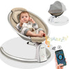 Hot Mom Upgrade Cotton Electric Baby Bouncer for Infant,Bluetooth Baby Swing Enabled Automatic, Baby Rocker Inset Music Speaker,