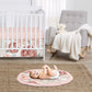 Sweet Jojo Designs Blush Pink Boho Shabby Chic Floral Girl Baby Play Mat Tummy Time Activity Infant Playmat For Playpen Tent Tee