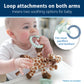 Dr. Brown'S Baby Lovey Pacifier & Teether Holder, 0-12M, Giraffe With Light Green Happypaci, 100% Silicone, 0-6 M (Packaging May