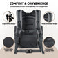 Sharkmouth Diaper Bag With Changing Pad - Large Military Baby Diaper Backpack For Hiking Travel Camping - Army Style For Men Act