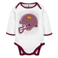 Gerber Nfl Baby Boys' 3Pc Bodysuit, Footed Pant, & Cap Set, Washington Commanders, 0-3 Months
