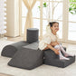 Jela Foam Blocks 6Pcs Soft Play Equipment Luxury Miss Fabric, Toddler Climbing Toys Indoor Soft Play Climbing For Toddlers, Ligh