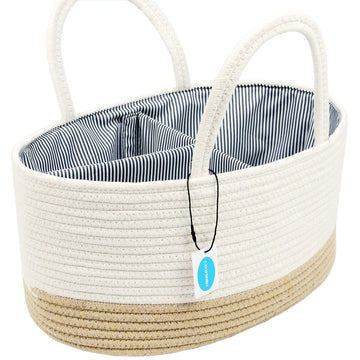 Casaphoria Caddy Organize Woven Cotton Rope Basket Caddy Baskets For Storage,Cotton Basket,Basket For Gift With Removable Insert