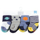 Hudson Baby Unisex Baby Cotton Rich Newborn And Terry Socks, Solar System, 0-6 Months