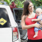 Ethan & Emma Baby On Board Sticker For Cars - See-Thru Safety Stickers - Unobstructed View, Removable And Will Not Fade - Stays