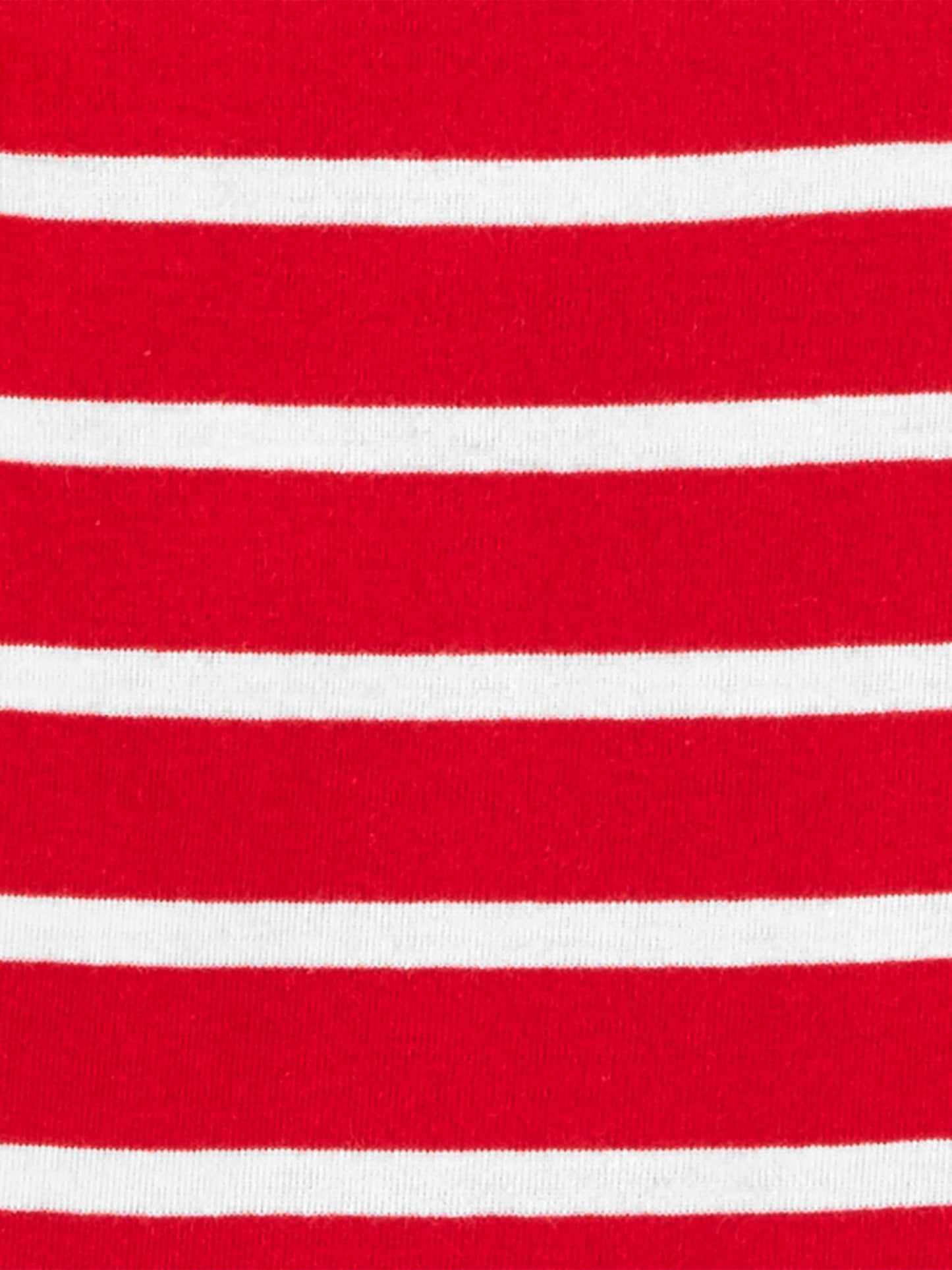 Simple Joys By Carter'S Baby 3-Piece Snug-Fit Cotton Holiday Pajama Set, Red Stripe/White Christmas Print, 4T