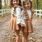Zaxarra Toddler Kids Baby Girls Braces Tutu Skirt Dress Outfit Clothes (Brown, 4-5 T)