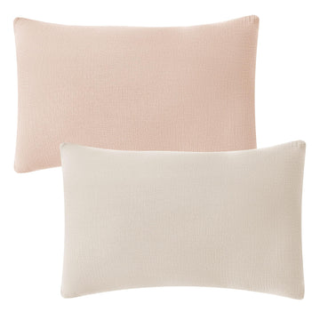Jellymoni 2 Pack Muslin Toddler Pillowcase For 13X18 Pillow, 100% Cotton Baby Pillow Case Cover For Bed, Toddler Cot And Travel,