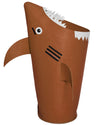 Pikl Kids Shark Laundry Hamper, Brown - 29X16X10 Inches, Portable Toy Storage Basket For Nursery, Bedroom, Bathroom, Boys & Girl