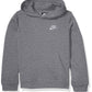 Nike Baby Boy'S Club Fleece Pullover Hoodie (Toddler) Carbon Heather 4T (Toddler)