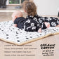 Wee Gallery Explore Play Mat For Babies - Reversible Floor Mat For Tummy Time Made With Sustainable Materials - Padded Activity