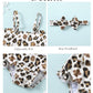 Mioglrie Toddler Baby 4T Swimsuit Girl 5T Bathing Suit Girls One Piece Swimwear Leopard Print Summer Beach Swim Suit
