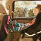 Munchkin Back Seat Cover For Kids, Deluxe Kick Mats Car Seat Protector, Black, 2 Pack