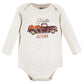 Hudson Baby Unisex Baby Cotton Long-Sleeve Bodysuits Hello Autumn, 12-18 Months
