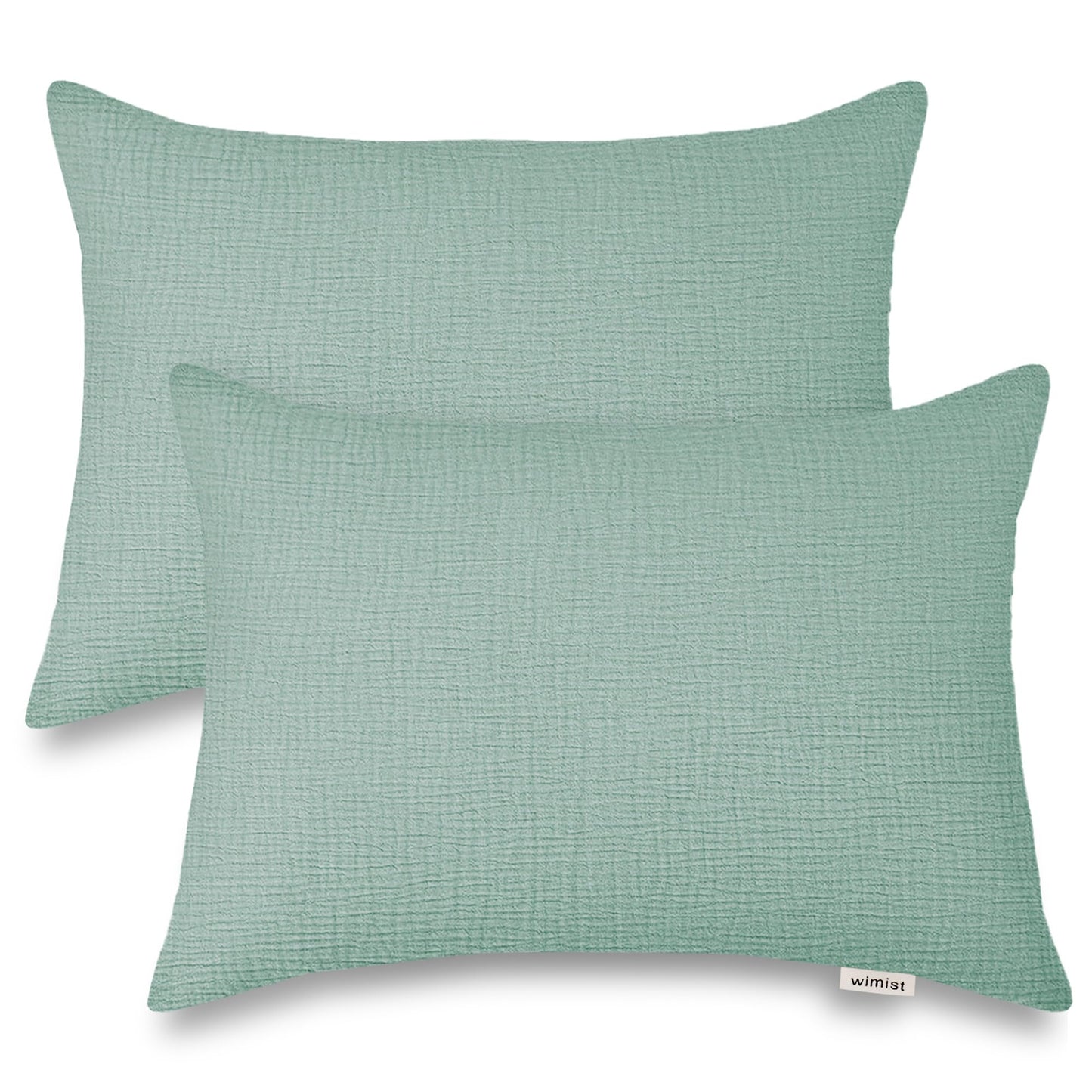 Toddler Pillowcases For 14'X20' Pillow 2 Pack, Muslin Small Toddler Baby Kids Travel Pillow Covers For Boys Girls With Envelop