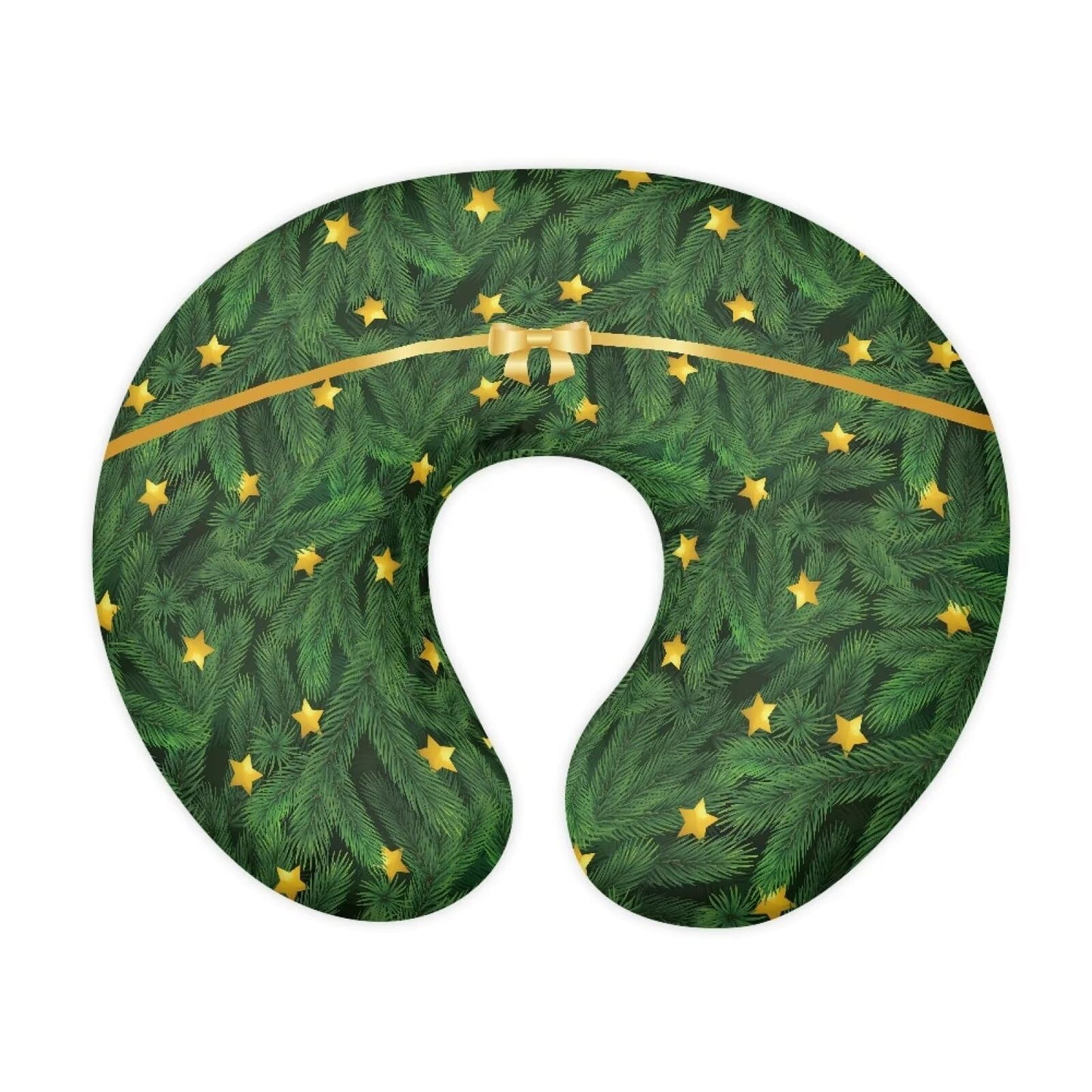 Panskyllis Christmas Tree Bowknot Nursing Pillow Detachable Newborn Original Breastfeeding Slipcover Case Removable Head Support