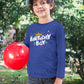 Birthday Boy Shirt Happy First 1St 2Nd 3Rd 4Th 5Th Toddler Boys Year Old Crown (As1, Age, 12_Months, Charcoal Blue - Long Sleeve