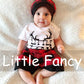 Newborn Baby Boys Girls Deer Little Man Letter Printing Plaid Shorts Outfit Set (White02, 0-3 Months)