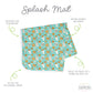 Bapronbaby Cookies & Milk Splash Mat - Waterproof Catch-All For Under High Chairs, Floors, Tables, Playtime Or Arts & Crafts - M
