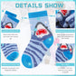 Eocom 6 Pairs Children'S Winter Warm Wool Animal Crew Socks Kids Boys Girls Socks (Shark, 1-3T)