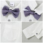 Yallet Toddler Baby Boy Clothes Suit Gentleman Wedding Outfits, Formal Dress Shirt+Bowtie+Vest+Boutonniere+Suspender Pants(V Lig