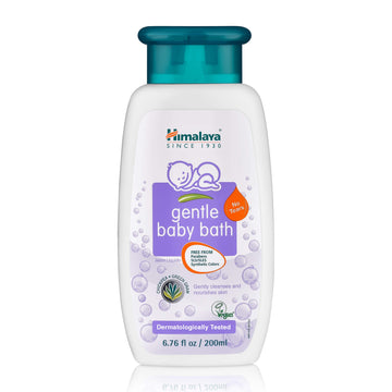 Himalaya Gentle Baby Bath, Gentle, Non-Irritating Cleanser For Nourishing Your Babys Skin, 6.76 Oz