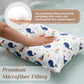 Bunnikins & Clover Toddler Pillows With Pillowcase, 13 'X18 ' Soft Cotton Kid Pillows For Sleeping, Bedding Small Pillow For B