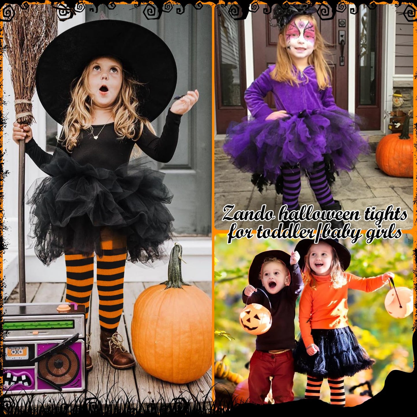 Zando Baby Leggings Infant Tights Baby Tights Infant Leggings Baby Leggings 6-12 Months Halloween Baby Leggings White Tights Inf