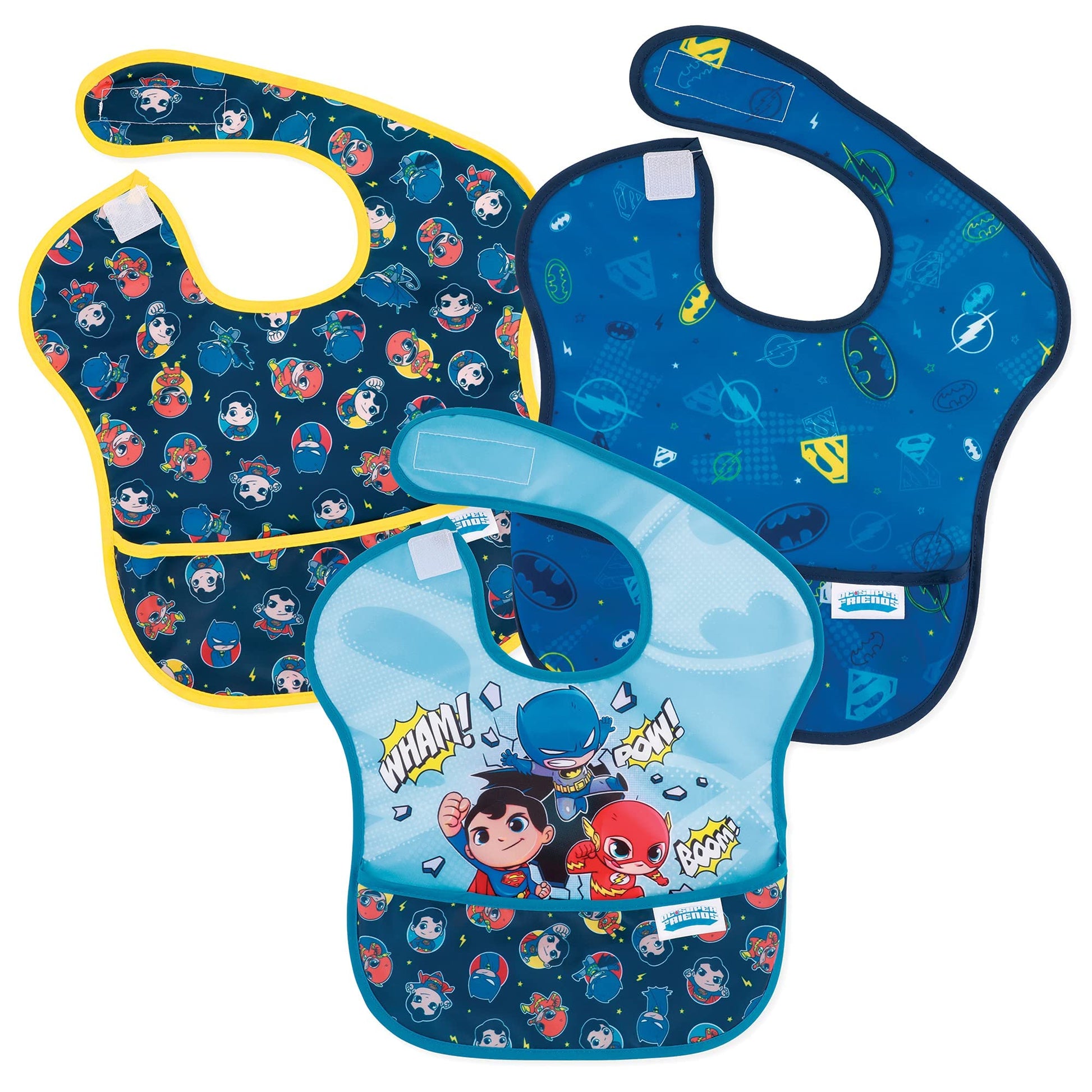 Bumkins Bibs For Girl Or Boy, Superbib Baby And Toddler 6-24 Months, Essential Must Have For Eating, Feeding, Baby Led Weaning S