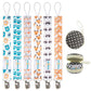 Babygoal Pacifier Clips, 6 Pack Pacifier Holder For Boys And Girls Fits Most Pacifier Styles &Teething Toys Pacifier Clips For B