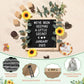 11 Pcs Pregnancy Announcement Set, Pregnancy Reveal Ideas Include Felt Letter Board Sonogram Picture Frame Baby Bodysuit Baby So