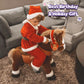 PonyCycle Ride on Horse Toy Plush Walking Animal Classic Model U Brown Horse Size 3 for Age 3-5 Ux324