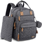 Iniuniu Diaper Bag Backpack, 4 In 1 Kit Large Unisex Baby Bags For Boys Girls, Waterproof Travel Back Pack With Pouch, Washable