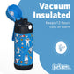 Jarlson    Kids Water Bottle - Mali - Insulated Stainless Steel Water Bottle With Chug Lid - Thermos - Girls/Boys (Space  'Mosai