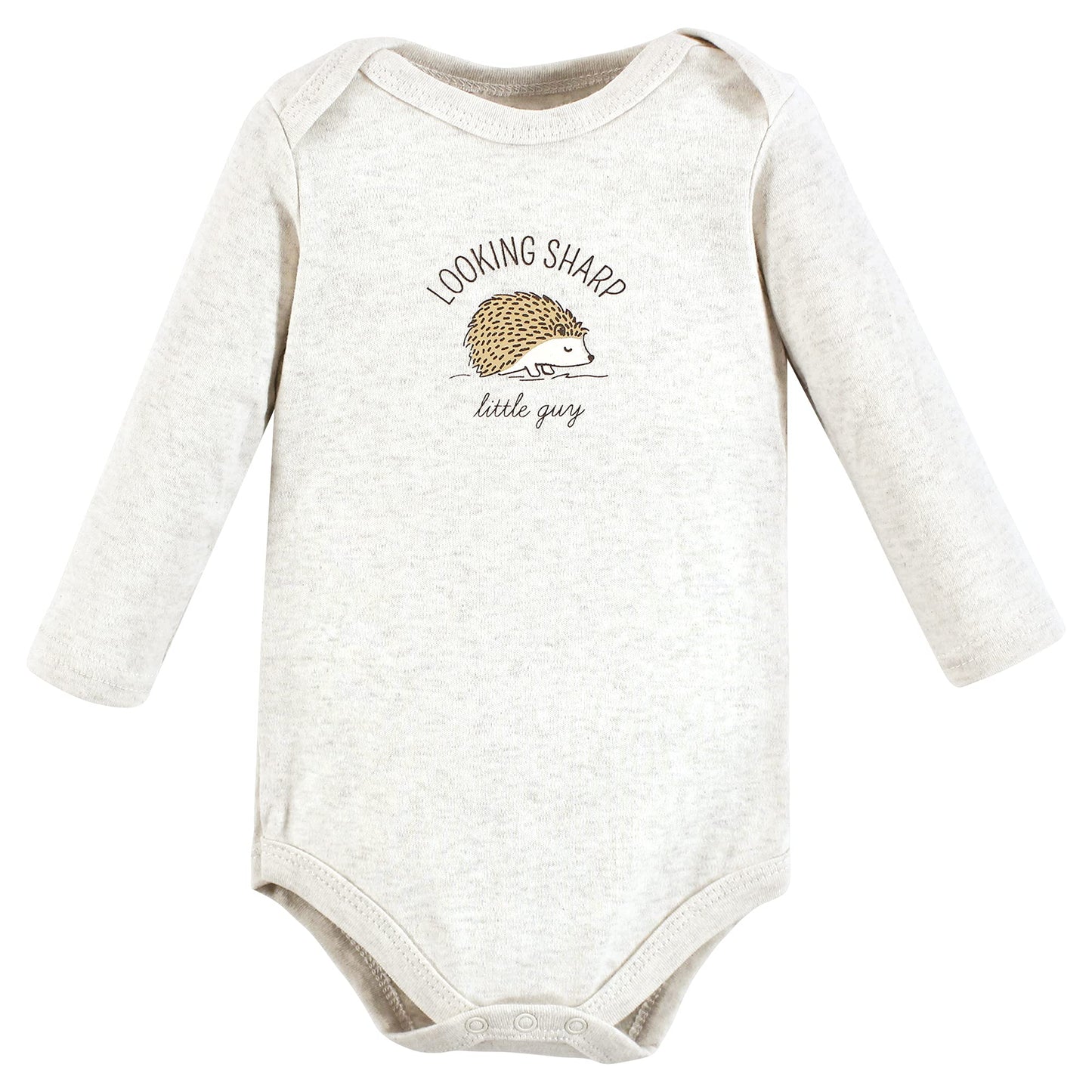 Hudson Baby Baby Girls Cotton Long-Sleeve Bodysuits And Toddler T Shirt Set, Forest Deer 5-Pack, 9-12 Months Us
