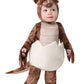 Fun Costumes Infant Hatching Triceratops Dinosaur Egg Outfit For Baby 12/18 Months Brown