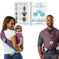 Original Baby Ktan Baby Carrier: #1 Easy Pre-Wrapped, Soft, Slip-On, No Rings, No Buckles | 5 in 1 Baby Sling Gift | The Best H
