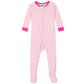 Gerber Baby Girls' 2-Pack Footed Pajamas, Rainbows Pink, 9 Months