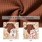 Aalizzwell Newborn Baby Girls Fall Clothes Ribbed Long Sleeve Floral Thanksgiving Outfits Nb Brown