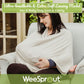 Weesprout Nursing Cover For Breastfeeding, Soft & Breathable Nursing Poncho, Neck Insert For Hands-Free View, Machine Washable &