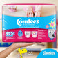 Comfees Girl Training Pants, Size 4T-5T, White, 114 Count