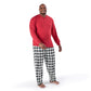 Gerber Baby Holiday Family Matching Pajamas, Black/Red Buffalo Check, Large