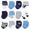 Luvable Friends Unisex Newborn And Baby Terry Socks, Whale 12-Pack, 0-6 Months