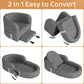 Cowiewie Toddler Travel Bed 2-In-1 Kids Sofa Chair With Removable Cover, Soft Foam Portable Foldable Toddler Bed For Travel With