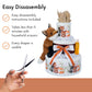 Lil' Baby Cakes Fox Diaper Cake - Adorable Fox-Themed Baby Boy Gift With Size 1 Diapers - Perfect For Baby Showers With Fox Plus