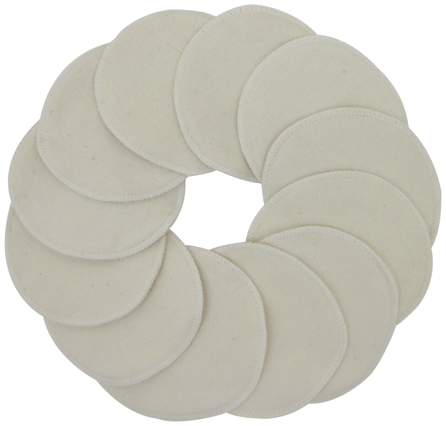 Tl Care Twin Pack Nursing Pads Made With Organic Cotton, Natural Color, 12 Count
